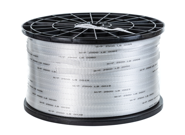 Golberg Woven Polyester Cable Pulling Tape - 1/2 Inch X 500 Feet - Printed Markings - Conduit, Fiber Optic, Electrical Pull Tape